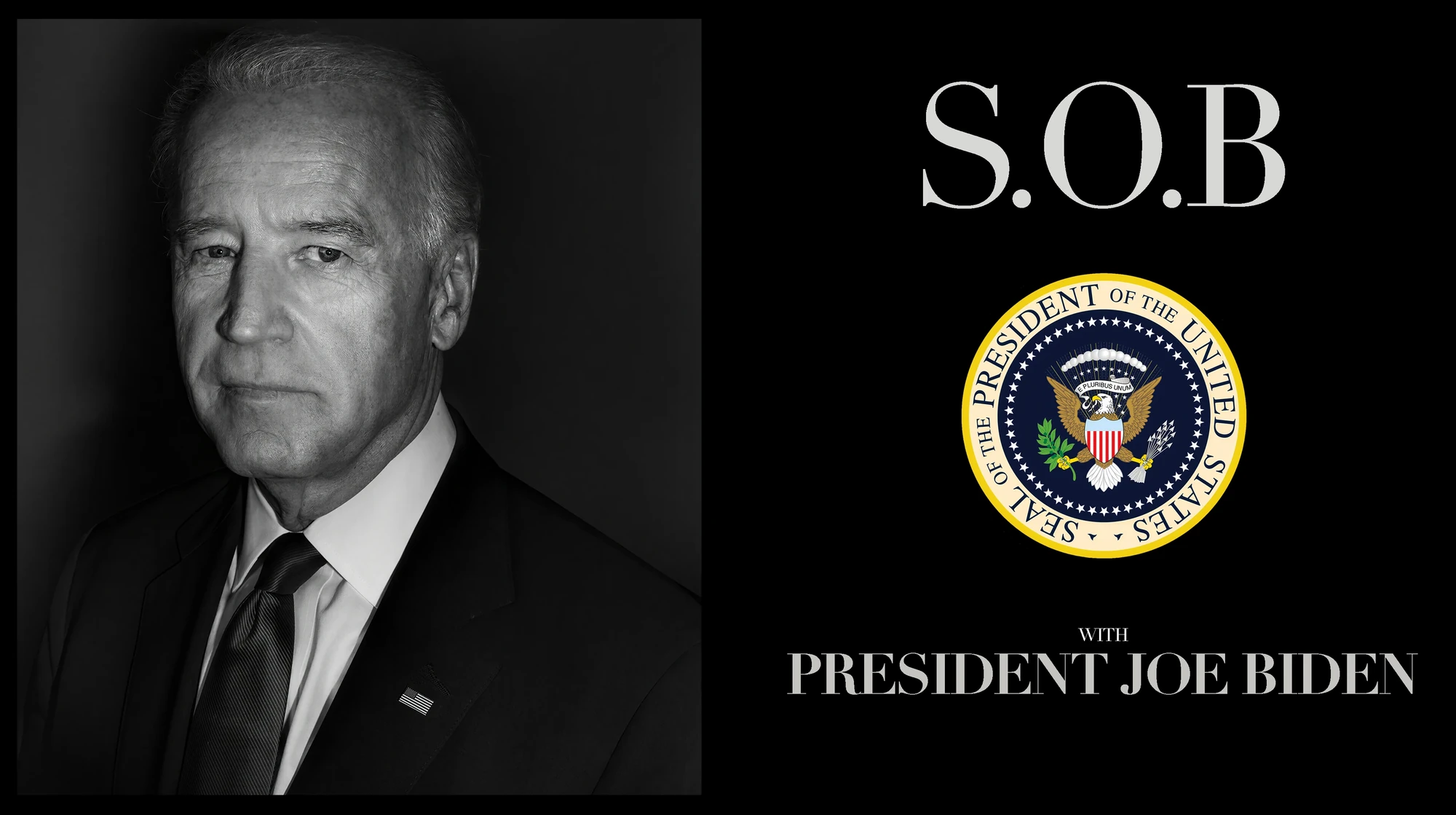 S.O.B with President Joe Biden, a film by Marco Grob
